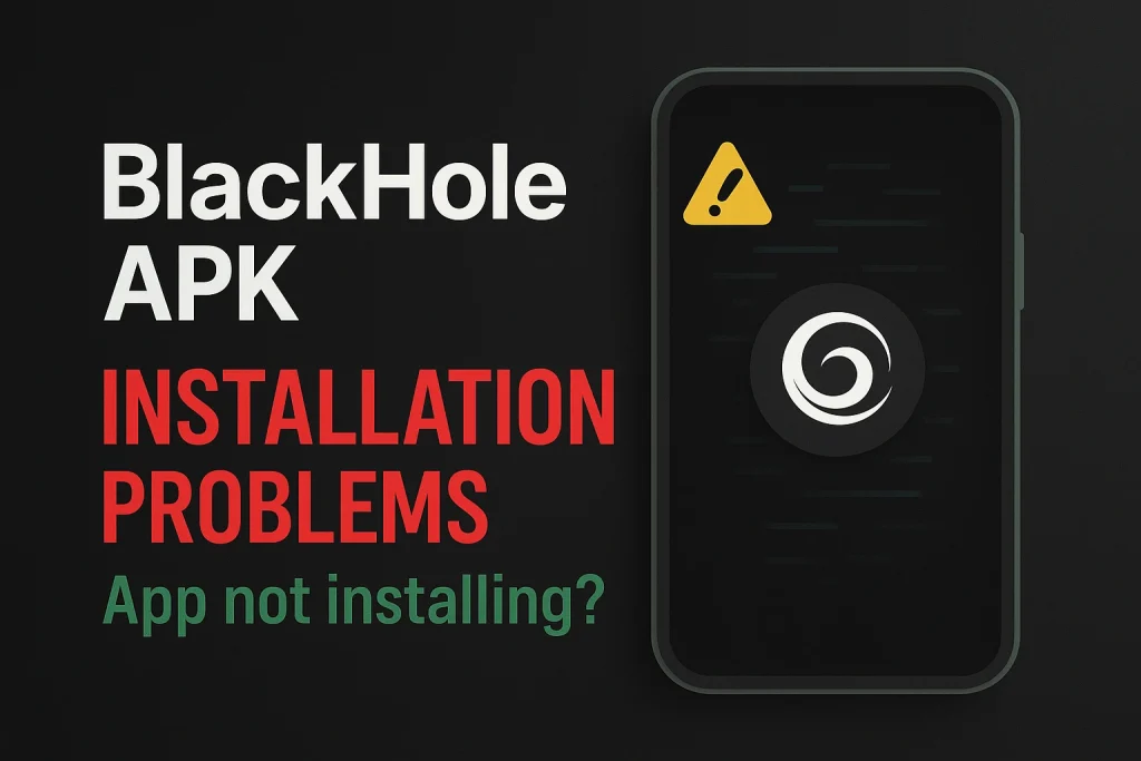 BlackHole APK Installation Problems? Fix Not Installing Error 1 BlackHole APK Installation Problem